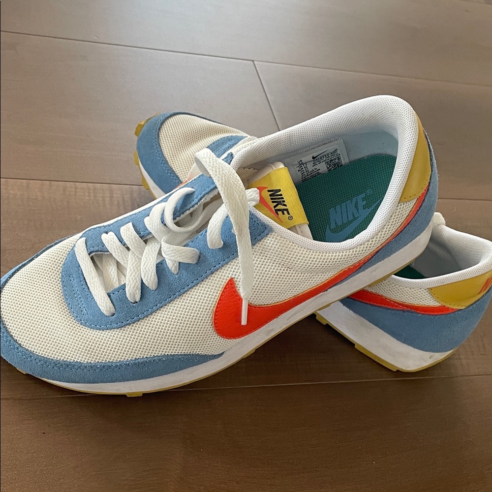 Nike Sneakers in Blue, White, and Orange